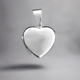 Sterling sil 16mm heart locket 1pc