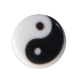 Plas 10mm Ying/Yang White/Black 80pcs