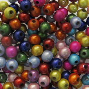 Plas 5mm Mysterious Bead Multi Col 150p