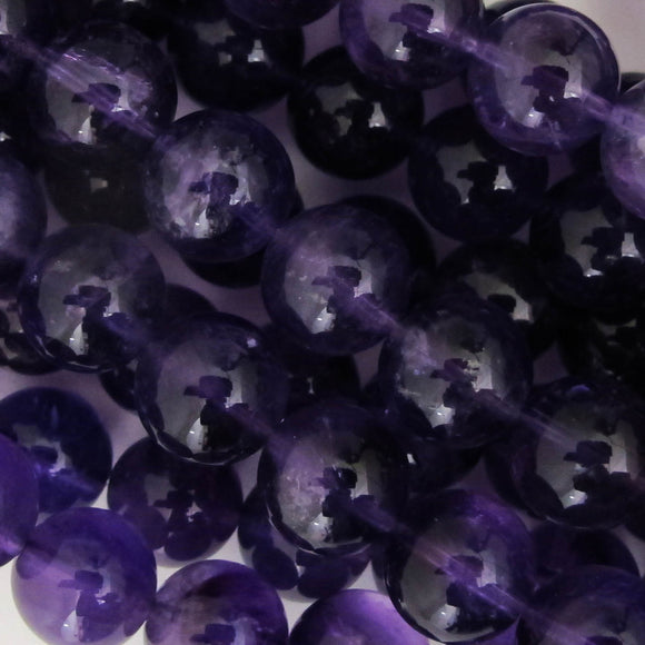 Semi Prec 12mm rnd Amethyst A+ 15pcs