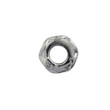 Metal 3x6mm diamonte washer NF SIL 4pcs