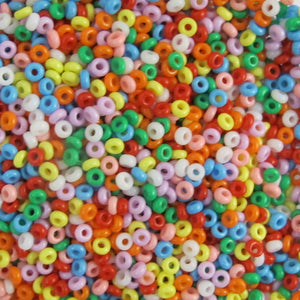 Cg size 8 MIX Pastel SEED BEAD HQ 40gm