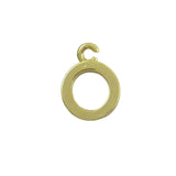 Metal 8mm rnd bead bail/loop NF Gld 2pcs