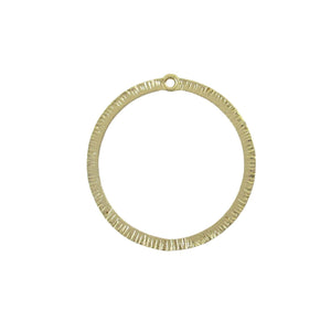 Metal 25mm Hoop+Loop NF Gold 4pcs