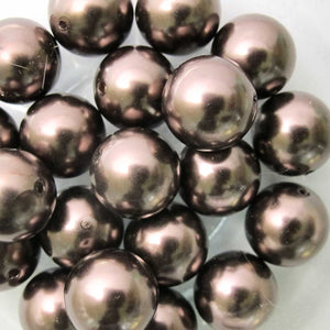 plas 16mm round pearl wine 20pcs