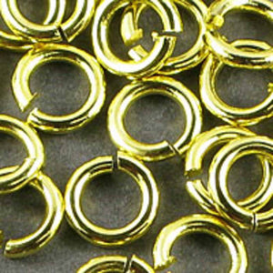 Metal 6mm x 1.2jumpring NF gold 100pcs