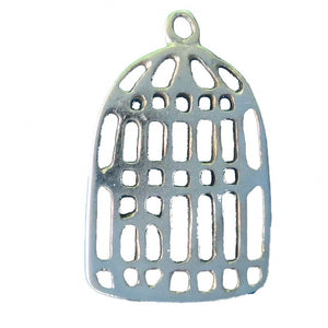 Metal 30mm birdcage nickel 20pcs