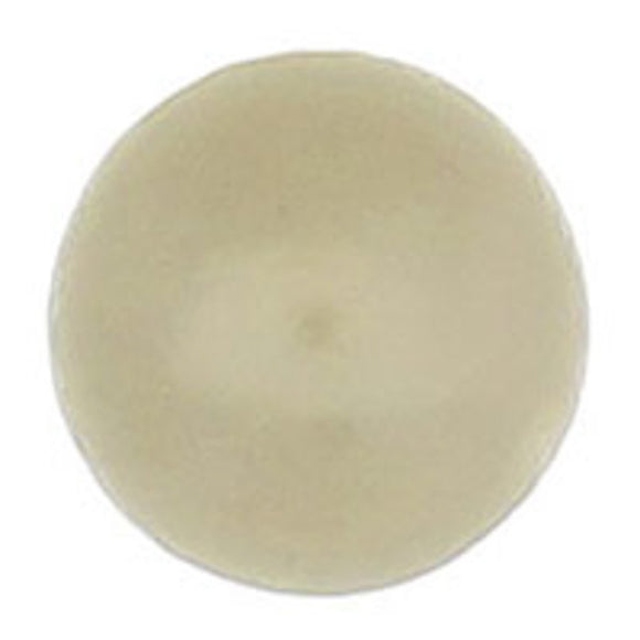 Plas 8mm rnd cabachon ivory 100pcs