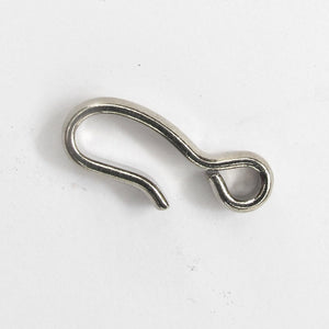 Metal 20mm hook chunky nickel 10pcs