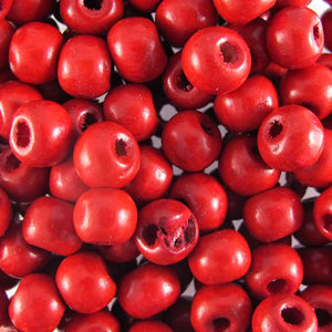 Wood 6mm rnd ruby 20+g/300p