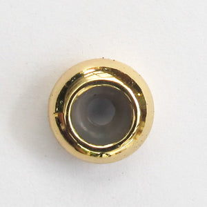 Metal 3x7mm washer silicon hole NF ROSE GLD 10p