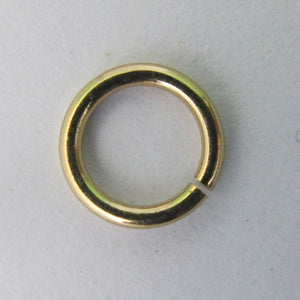 metal 7x1mm jumpring NF KC Gold 100pcs