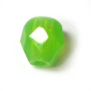 cz 4mm rnd faceted opq peridot 50pcs